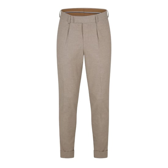 Boss Heren C-Genius chino met plooien (Wit) - Image 2
