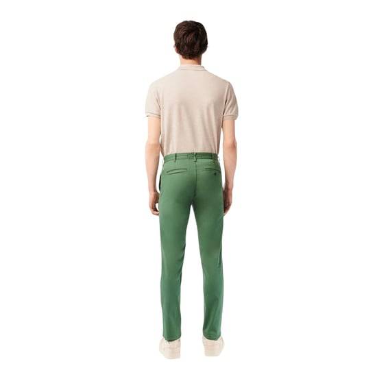 Lacoste Heren Biologisch Katoenen Slanke Chino (As) - Image 3