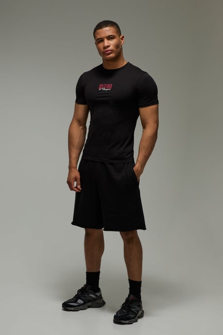 Man Active Boxing Muscle Fit T-Shirt - Image 4