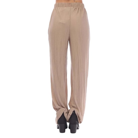 Vero Moda Dames/Dames Plisse Broek Met Wijde Pijpen (Mink) - Image 2