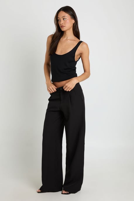 Tall Tailored Wide Leg Trouser - Image 3