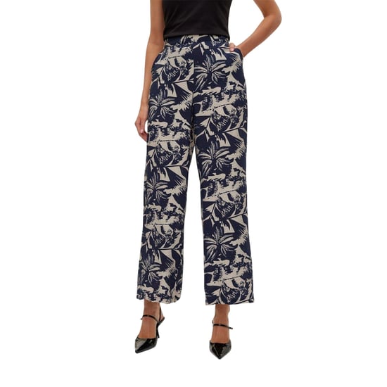 Vero Moda Dames/dames Brede Beenbroek (Navy Blazer) - Image 2
