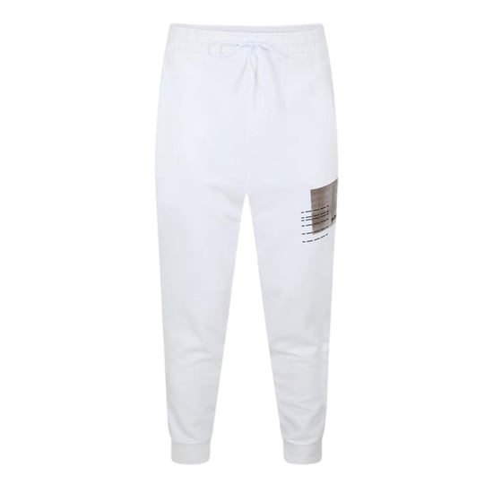 Boss Unisex joggingbroek voor volwassenen met Hadiko-logo, slim fit (Wit) - Image 1