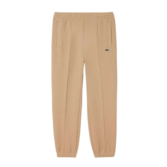 Lacoste Heren Biologisch Katoenen Normale Sweatbroek (Beige) - Image 2