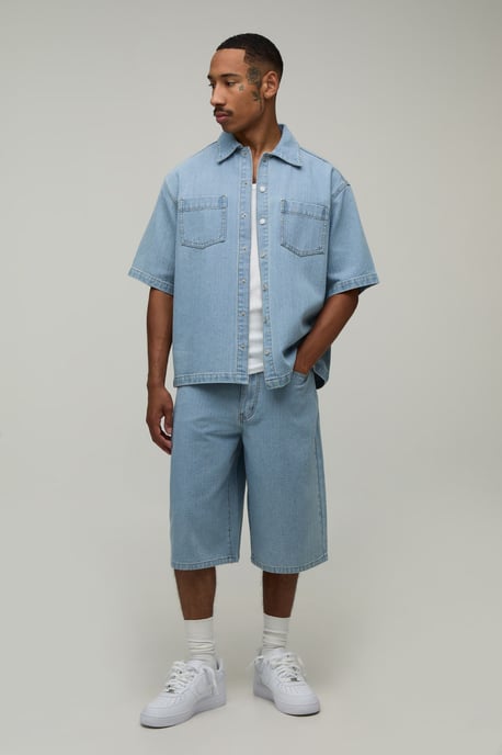 Herringbone Co-Ord Jorts - Image 4