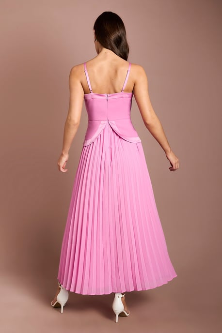 Strappy Crepe Maxi Dress - Image 3