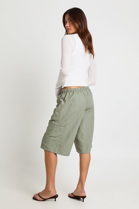Nylon Cargo Jort - Image 2