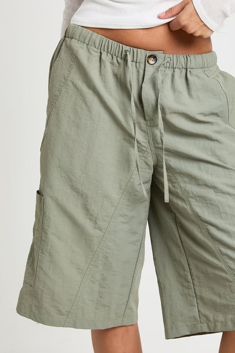 Nylon Cargo Jort - Image 4