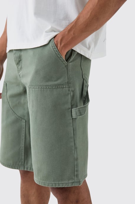 Regular Carpenter Overdyed Denim Jorts - Image 3