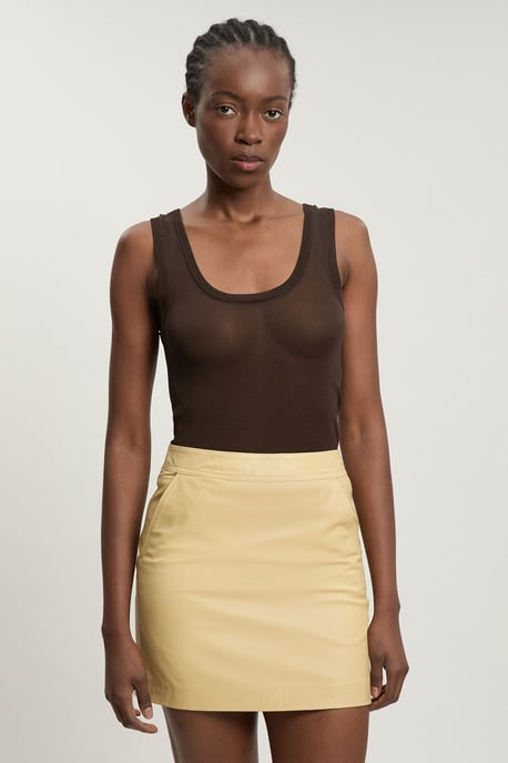 Forever Leather Mini Skirt - Image 1