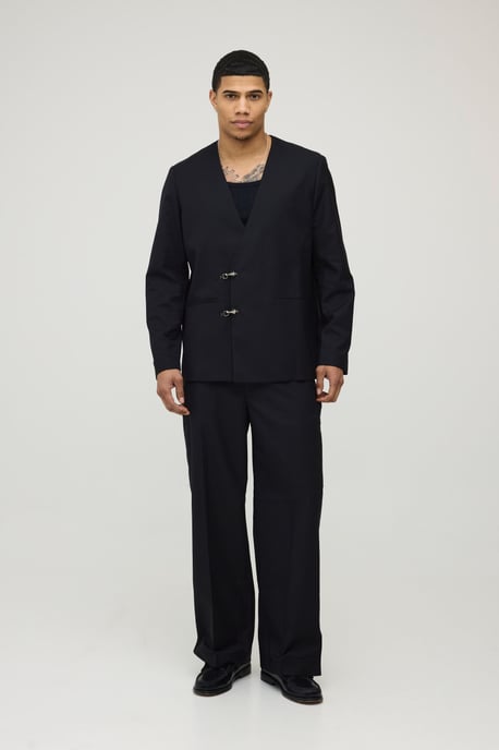 Relaxed Fit Suit Trousers - Image 4