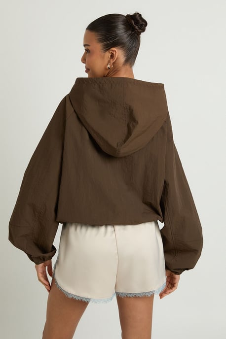 Nylon Zip Through Track Top - Image 2
