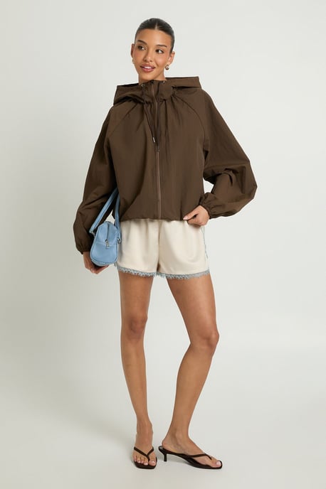 Nylon Zip Through Track Top - Image 3