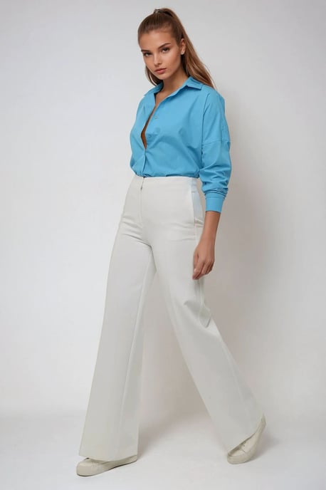Classic Long Sleeve Cotton Shirt - Image 3