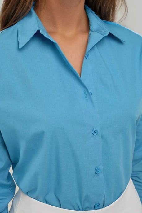 Classic Long Sleeve Cotton Shirt - Image 4