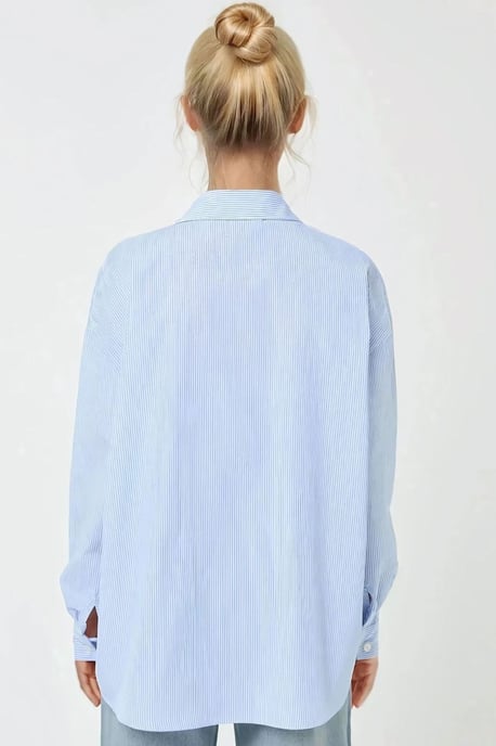 Striped regular Fit Long Sleeve Soft Shirt - Image 3