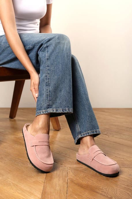 Where's That From Womens Honeybee Pink Low Back Slip on Mule - Image 6