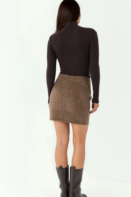 Paserende Minirok met Ruitpatroon - Image 3