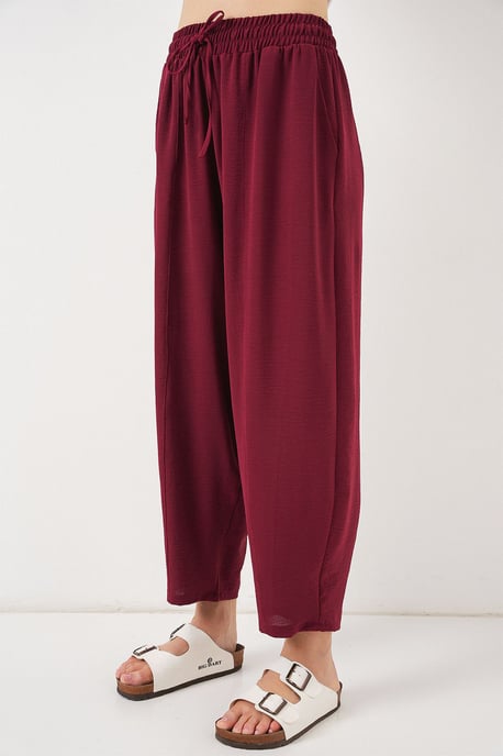 Gestructureerde Salwar Broek met Touwtjes Taille - Image 2