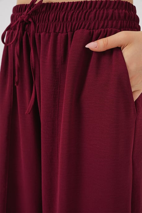 Gestructureerde Salwar Broek met Touwtjes Taille - Image 5