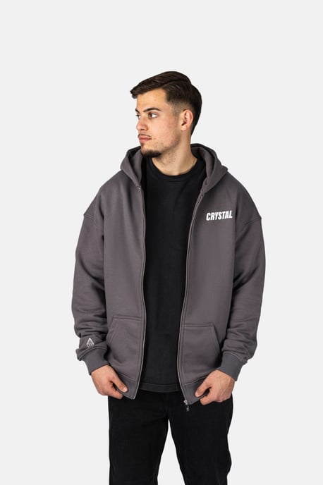 Crystal Paris Oversized zip-hoodie Champs - Image 2