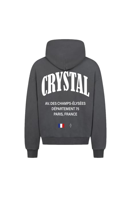 Crystal Paris Oversized zip-hoodie Champs - Image 3