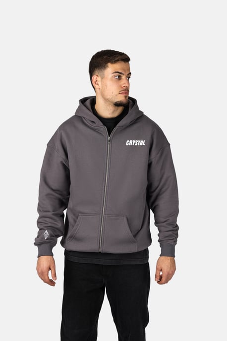 Crystal Paris Oversized zip-hoodie Champs - Image 4