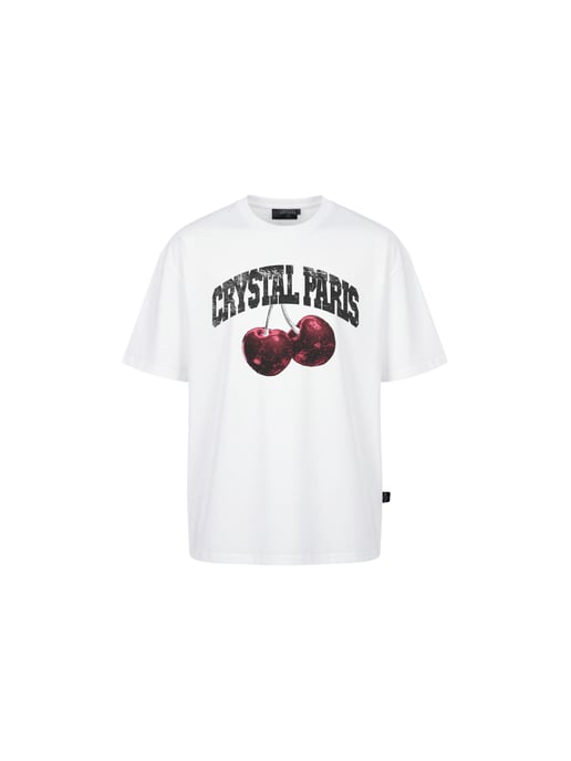 Crystal Paris Oversized T-shirt Cherry - Image 3