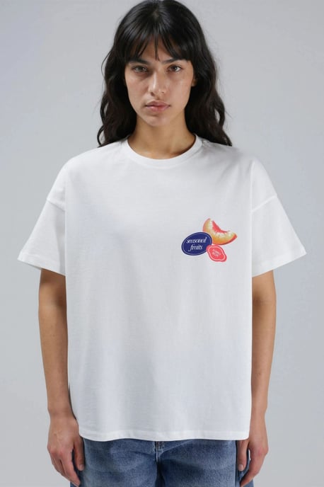 Överdimensionerad Tryckt Crew Neck T-Shirt - Image 5