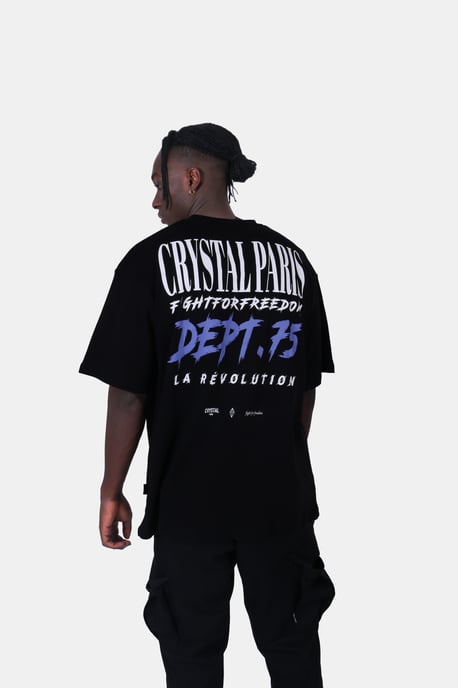 Crystal Paris Oversized T-shirt Departément 75 - Image 1