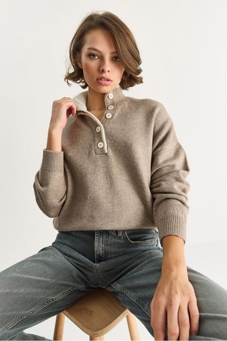 Buttoned Sweater - Image 2
