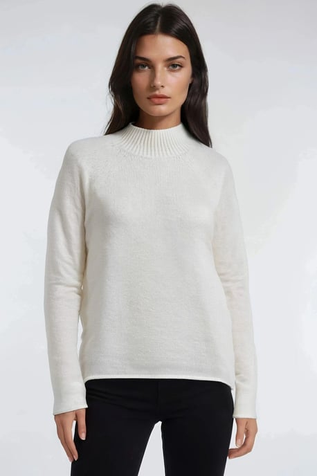 Knit Half Turtleneck Sweater - Image 2