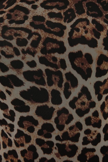 Asymmetrische Kraag Tuele Blouse - Image 3