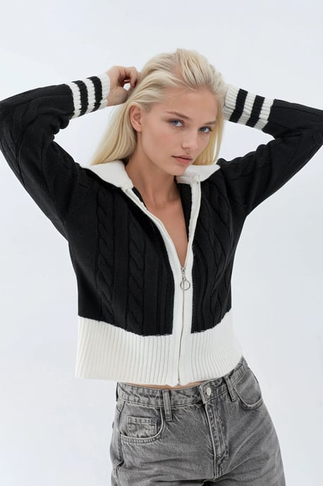 Polokrage Zip-up Kofta - Image 2