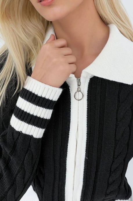Polokrage Zip-up Kofta - Image 5