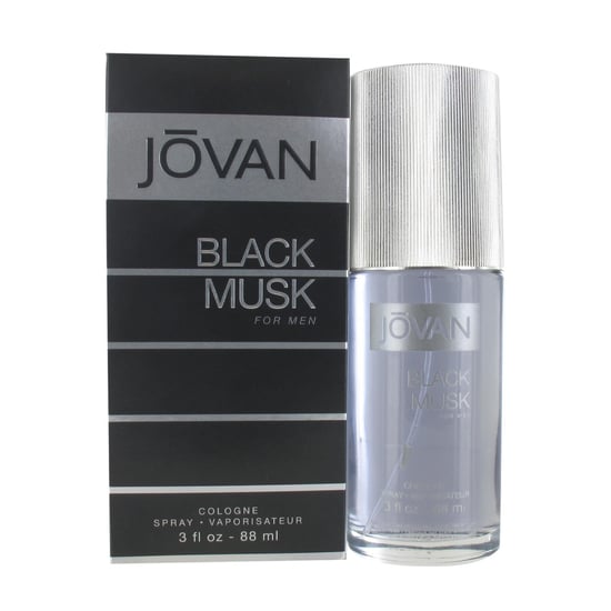 Jovan Black Musk for Men 88ml Eau de Cologne Spray for Men - Image 1