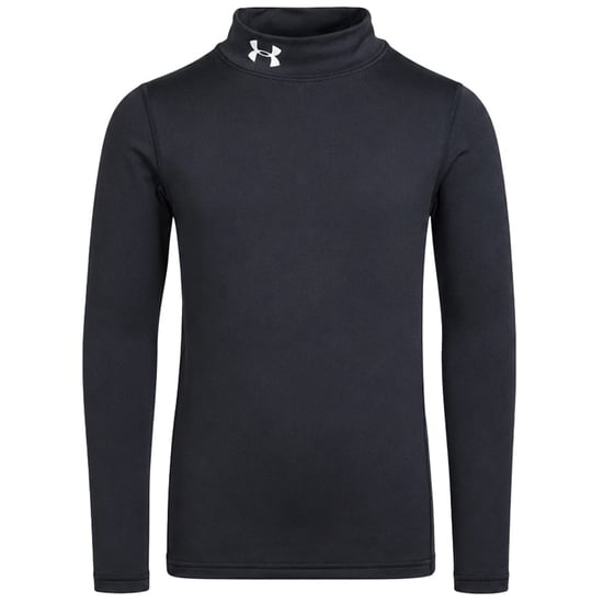 Under Armour ColdGear Mock Kids Black Top - Image 1