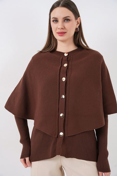 Ribbed Textured Long Sleeve Button-Up Cardigan - Image 5