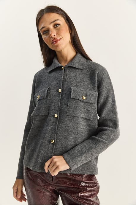 Polo Kraag Cardigan - Image 3