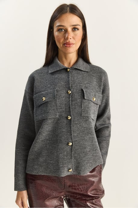 Polo Kraag Cardigan - Image 4