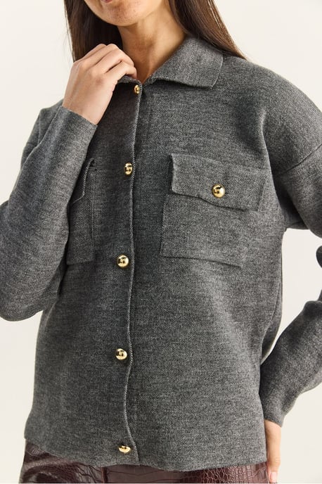Polo Kraag Cardigan - Image 6