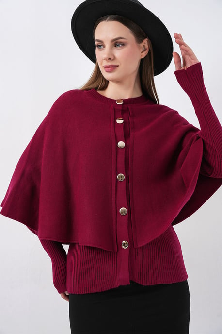 Ribbed Textured Long Sleeve Button-Up Cardigan - Image 3