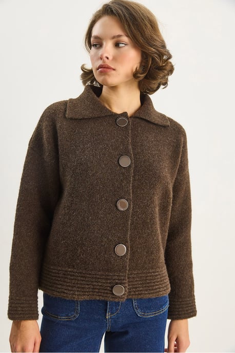 Gebreide Cardigan met Knoopsluiting - Image 4