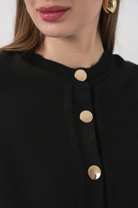 Ribbed Textured Long Sleeve Button-Up Cardigan - Image 6