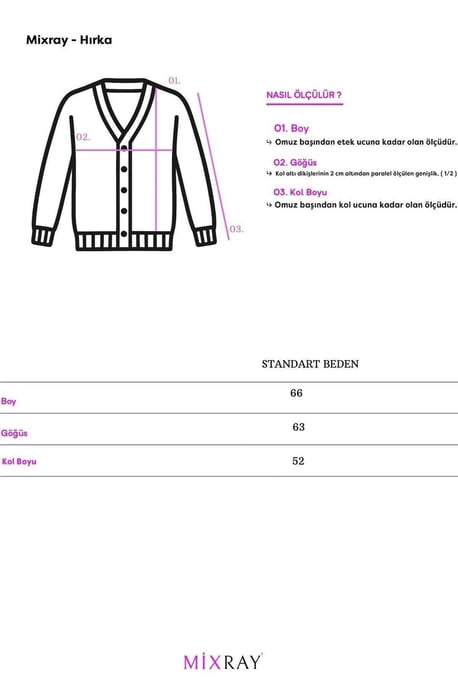 Oversized Knit Cardigan with Heart Detail - Image 3