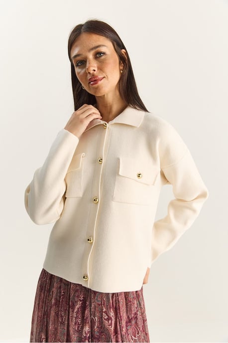 Polo Kraag Cardigan - Image 3