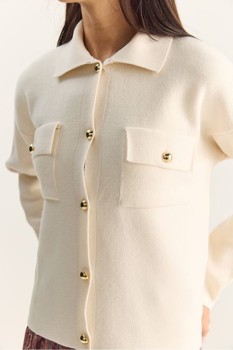 Polo Kraag Cardigan - Image 6