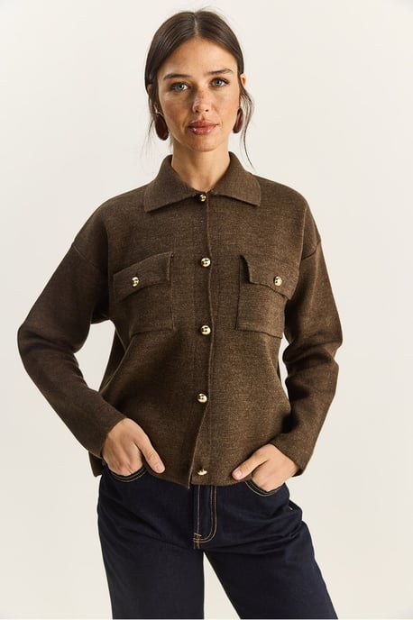 Polokraag Cardigan - Image 2