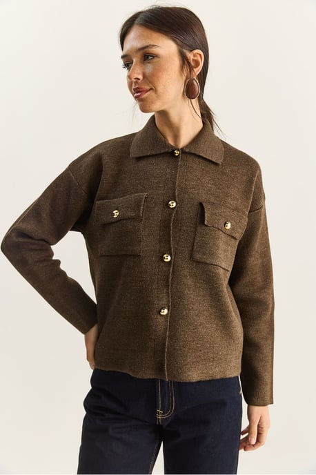 Polokraag Cardigan - Image 4