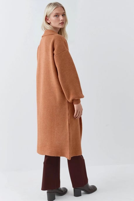 Lange Pasvorm Gebreide Cardigan - Image 4